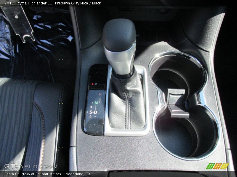 Predawn Gray Mica / Black 2015 Toyota Highlander LE