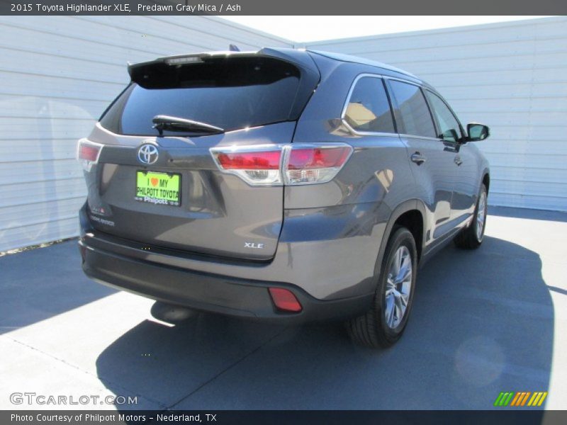 Predawn Gray Mica / Ash 2015 Toyota Highlander XLE