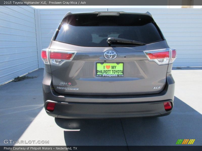 Predawn Gray Mica / Ash 2015 Toyota Highlander XLE