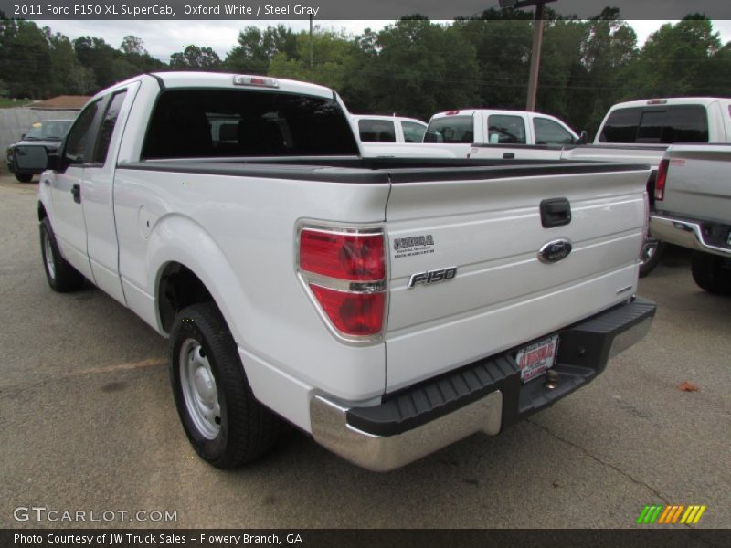 Oxford White / Steel Gray 2011 Ford F150 XL SuperCab