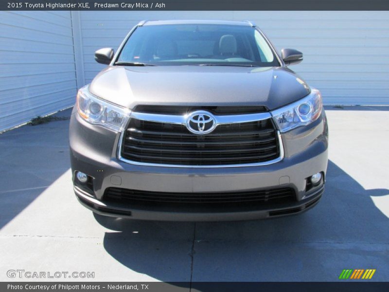 Predawn Gray Mica / Ash 2015 Toyota Highlander XLE