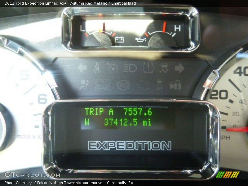 Autumn Red Metallic / Charcoal Black 2012 Ford Expedition Limited 4x4