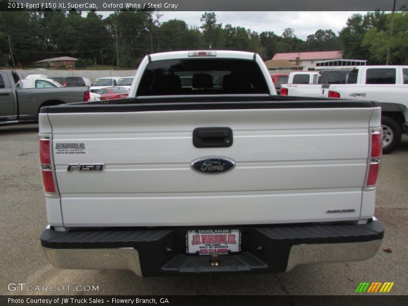 Oxford White / Steel Gray 2011 Ford F150 XL SuperCab