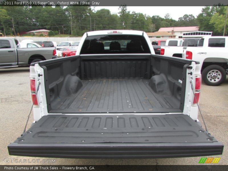 Oxford White / Steel Gray 2011 Ford F150 XL SuperCab