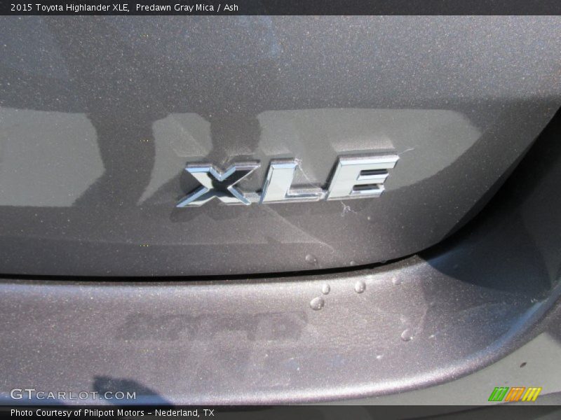 Predawn Gray Mica / Ash 2015 Toyota Highlander XLE