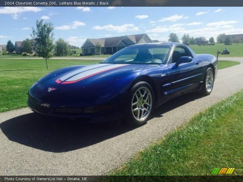 LeMans Blue Metallic / Black 2004 Chevrolet Corvette Z06