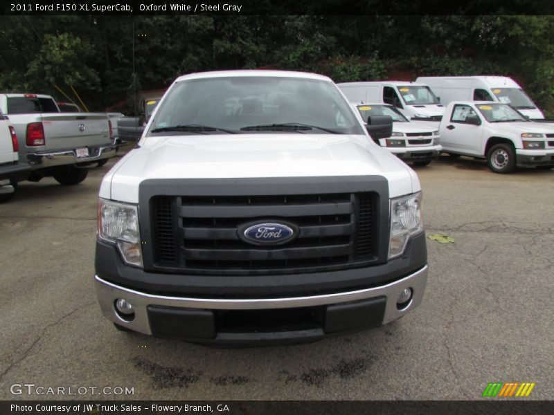 Oxford White / Steel Gray 2011 Ford F150 XL SuperCab
