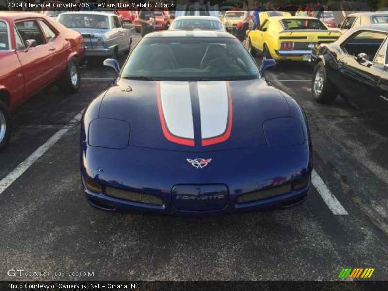 LeMans Blue Metallic / Black 2004 Chevrolet Corvette Z06