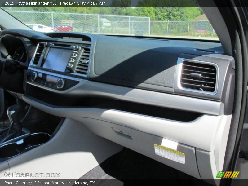 Predawn Gray Mica / Ash 2015 Toyota Highlander XLE