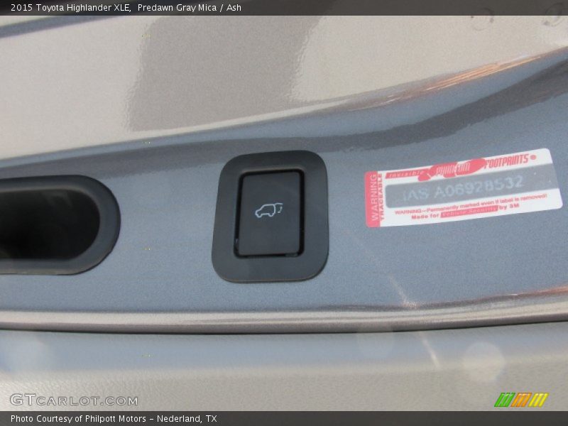 Predawn Gray Mica / Ash 2015 Toyota Highlander XLE