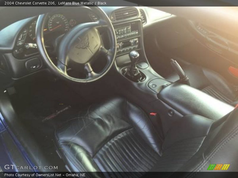 LeMans Blue Metallic / Black 2004 Chevrolet Corvette Z06