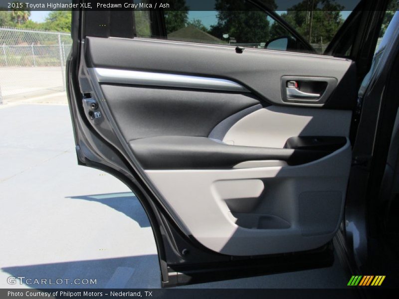 Predawn Gray Mica / Ash 2015 Toyota Highlander XLE