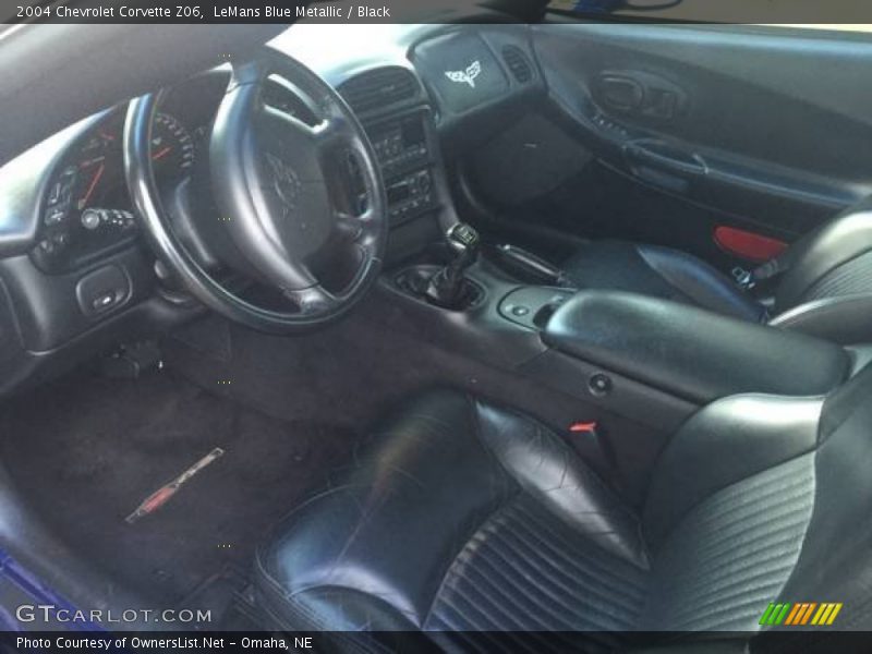 LeMans Blue Metallic / Black 2004 Chevrolet Corvette Z06