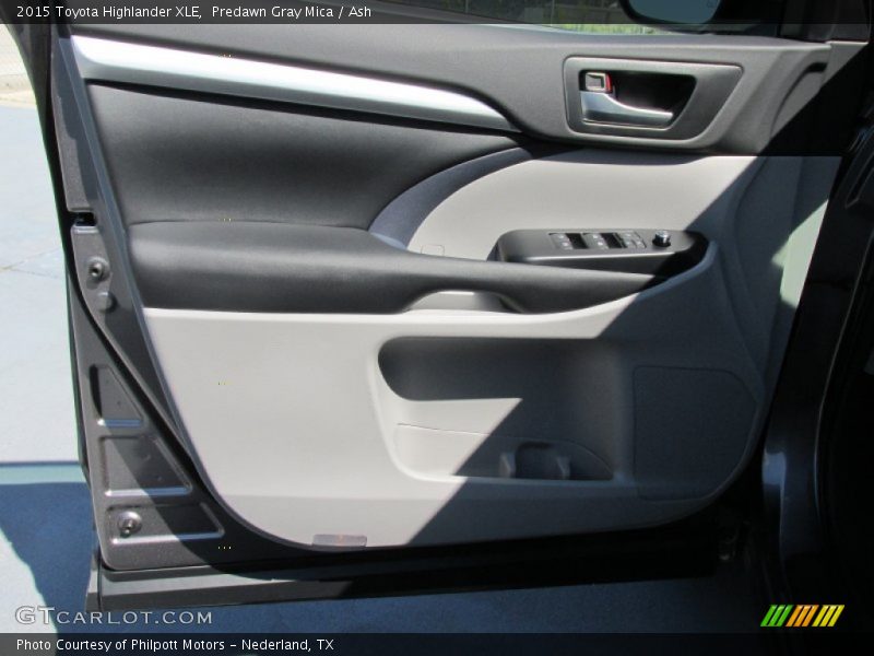 Predawn Gray Mica / Ash 2015 Toyota Highlander XLE
