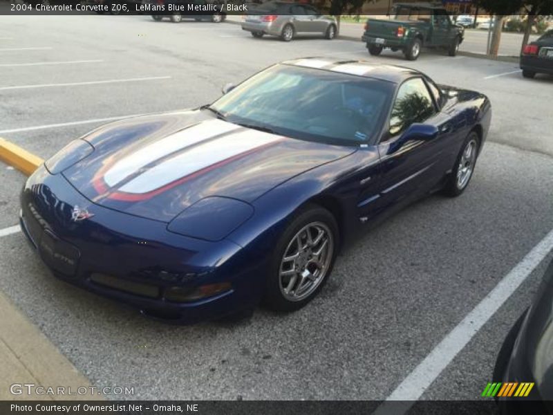 LeMans Blue Metallic / Black 2004 Chevrolet Corvette Z06
