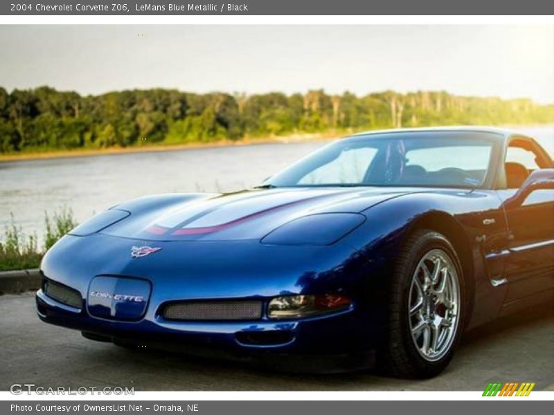 LeMans Blue Metallic / Black 2004 Chevrolet Corvette Z06