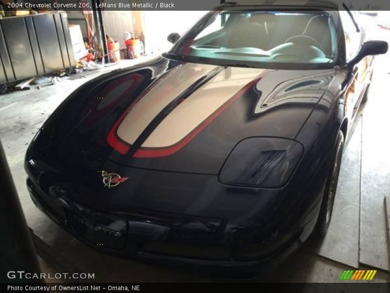LeMans Blue Metallic / Black 2004 Chevrolet Corvette Z06