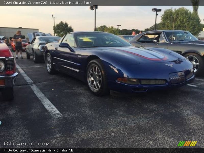 LeMans Blue Metallic / Black 2004 Chevrolet Corvette Z06