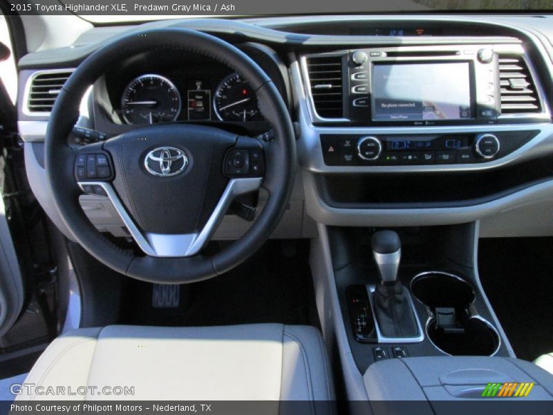 Predawn Gray Mica / Ash 2015 Toyota Highlander XLE