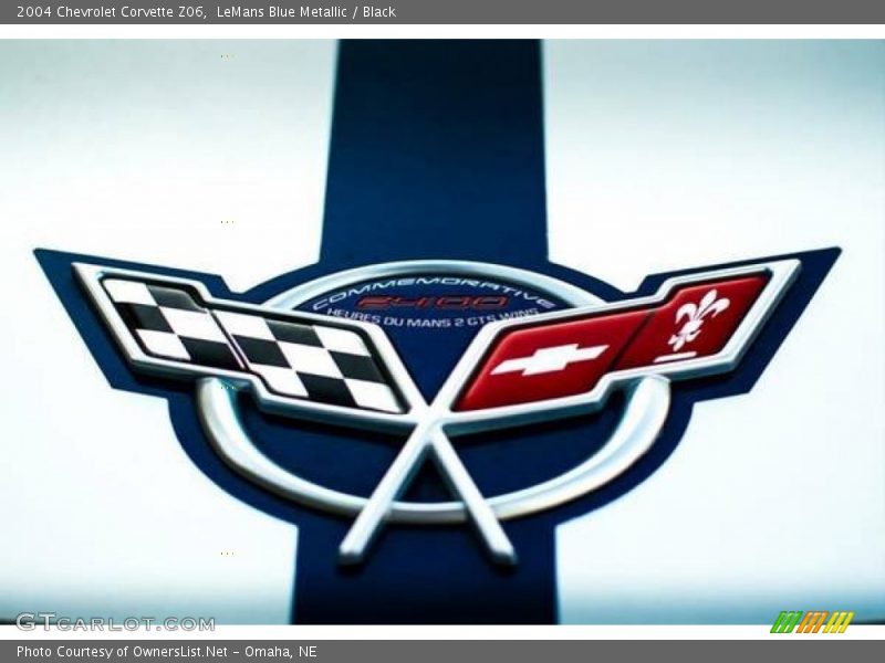 LeMans Blue Metallic / Black 2004 Chevrolet Corvette Z06