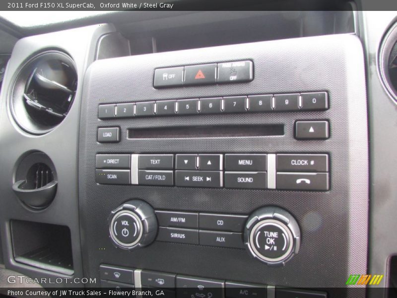 Oxford White / Steel Gray 2011 Ford F150 XL SuperCab