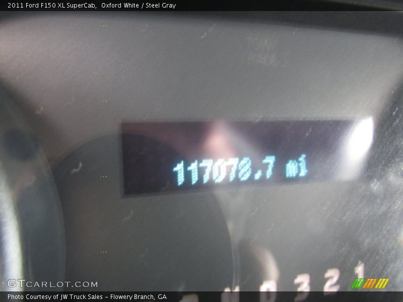 Oxford White / Steel Gray 2011 Ford F150 XL SuperCab