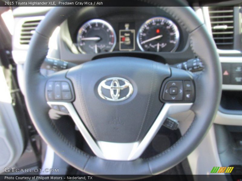 Predawn Gray Mica / Ash 2015 Toyota Highlander XLE