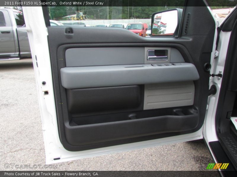 Oxford White / Steel Gray 2011 Ford F150 XL SuperCab