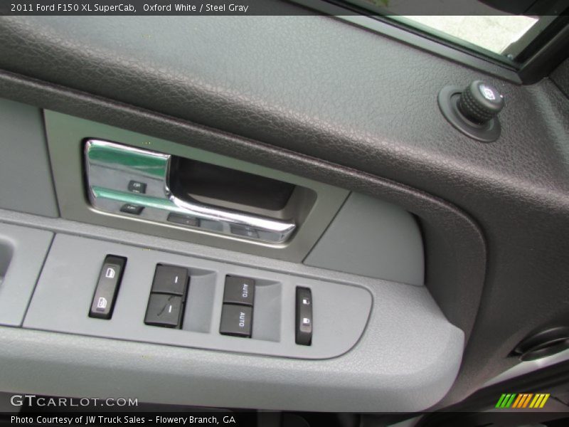 Oxford White / Steel Gray 2011 Ford F150 XL SuperCab