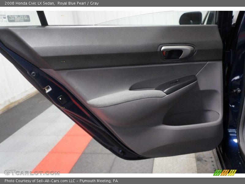 Royal Blue Pearl / Gray 2008 Honda Civic LX Sedan