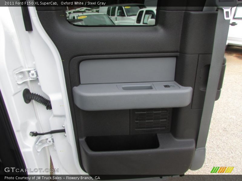 Oxford White / Steel Gray 2011 Ford F150 XL SuperCab