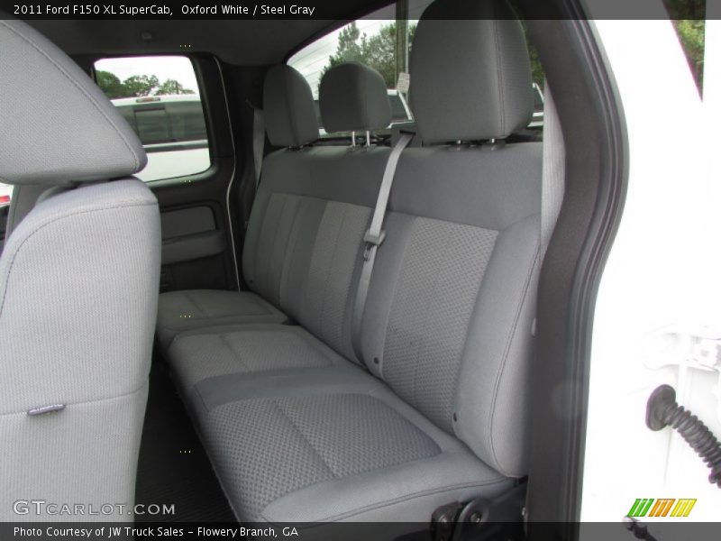 Oxford White / Steel Gray 2011 Ford F150 XL SuperCab
