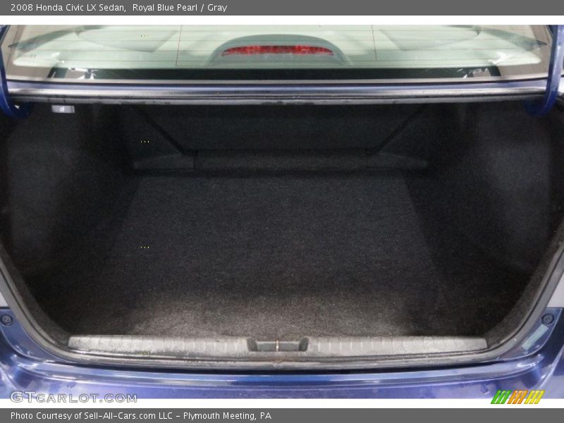 Royal Blue Pearl / Gray 2008 Honda Civic LX Sedan