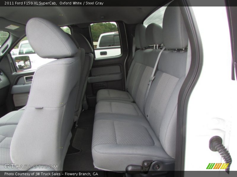 Oxford White / Steel Gray 2011 Ford F150 XL SuperCab