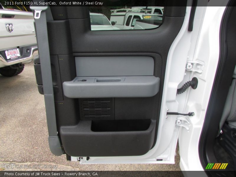 Oxford White / Steel Gray 2011 Ford F150 XL SuperCab
