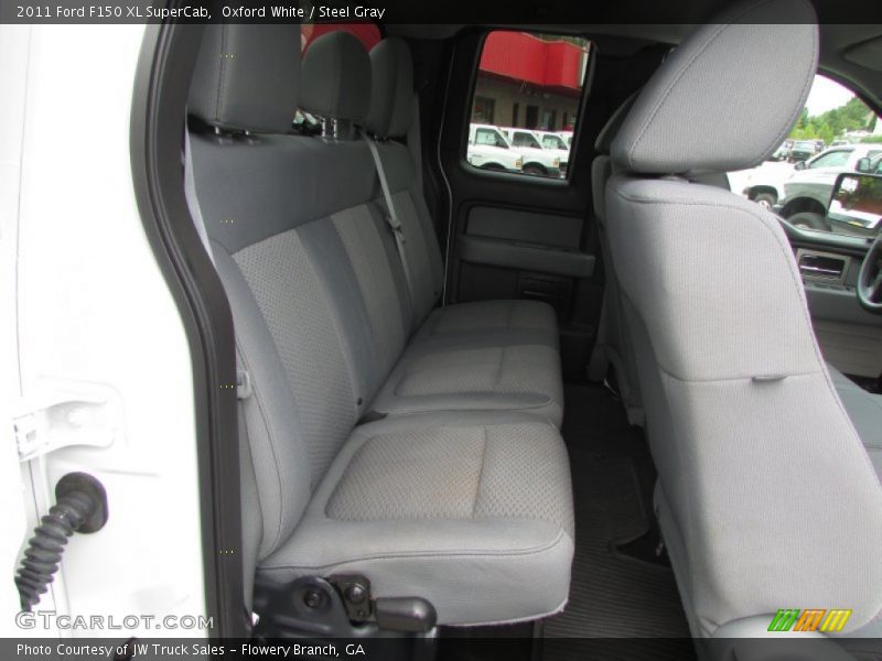 Oxford White / Steel Gray 2011 Ford F150 XL SuperCab