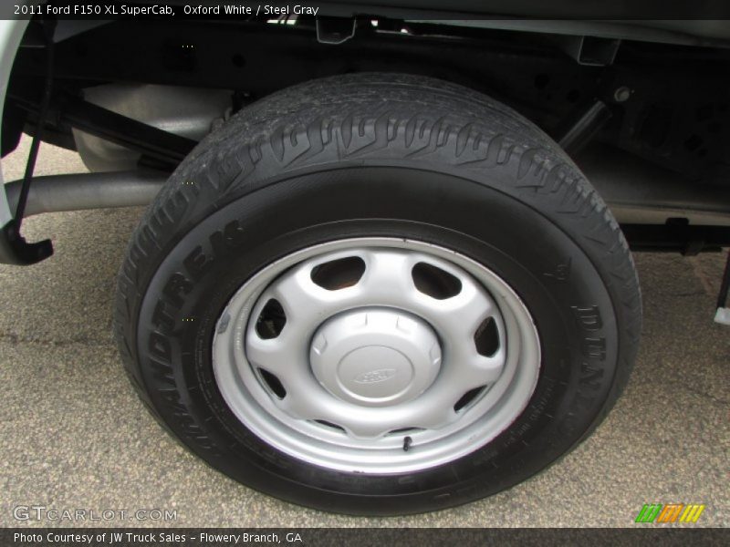 Oxford White / Steel Gray 2011 Ford F150 XL SuperCab
