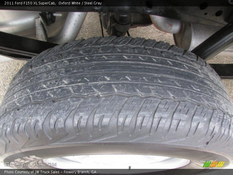 Oxford White / Steel Gray 2011 Ford F150 XL SuperCab