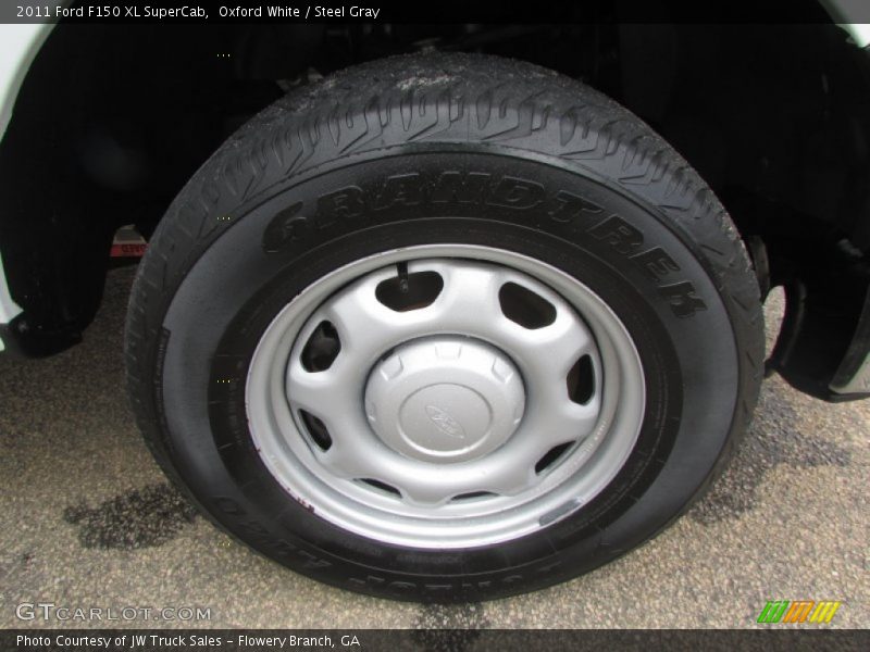 Oxford White / Steel Gray 2011 Ford F150 XL SuperCab
