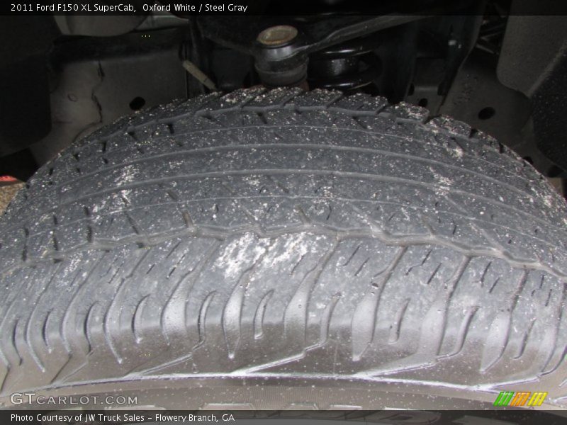 Oxford White / Steel Gray 2011 Ford F150 XL SuperCab