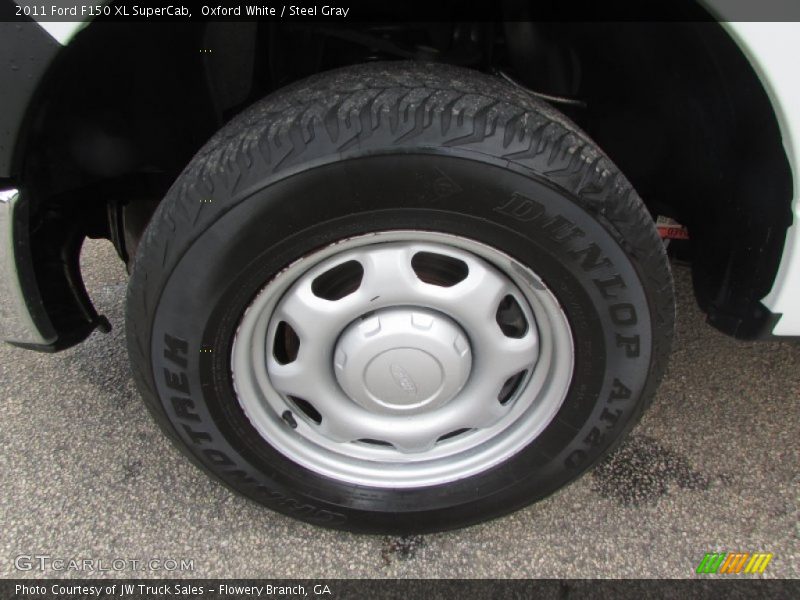 Oxford White / Steel Gray 2011 Ford F150 XL SuperCab