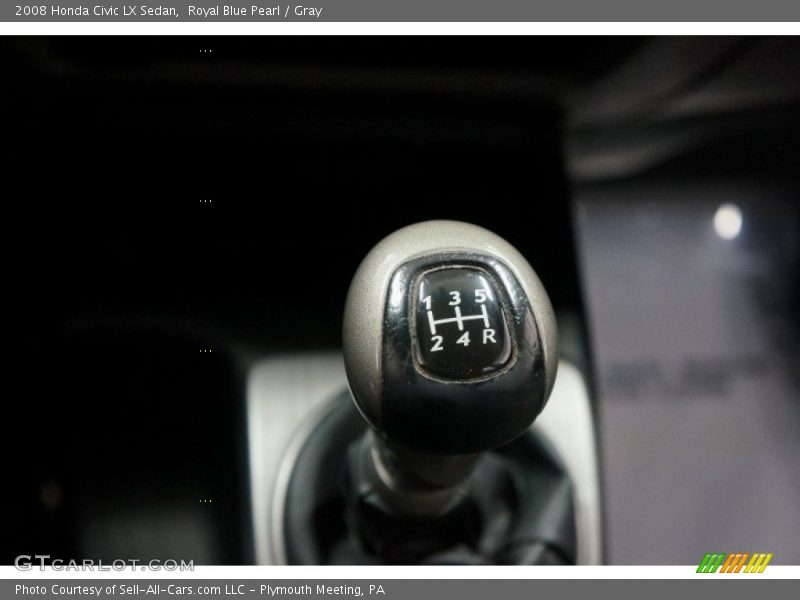 Royal Blue Pearl / Gray 2008 Honda Civic LX Sedan