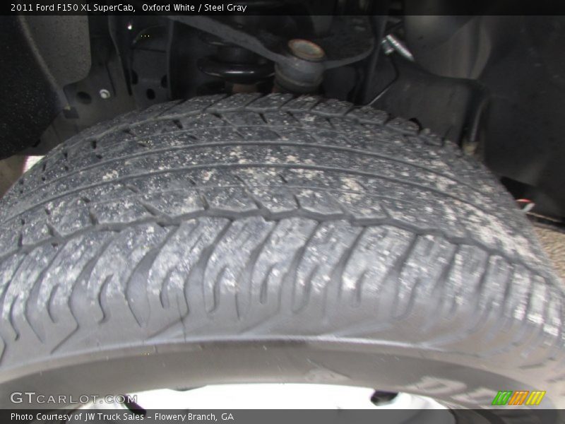 Oxford White / Steel Gray 2011 Ford F150 XL SuperCab
