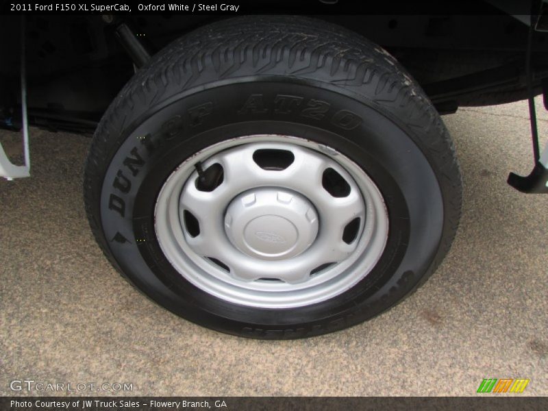 Oxford White / Steel Gray 2011 Ford F150 XL SuperCab