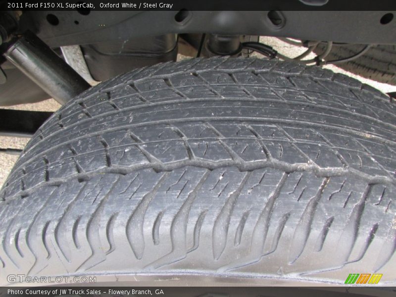Oxford White / Steel Gray 2011 Ford F150 XL SuperCab