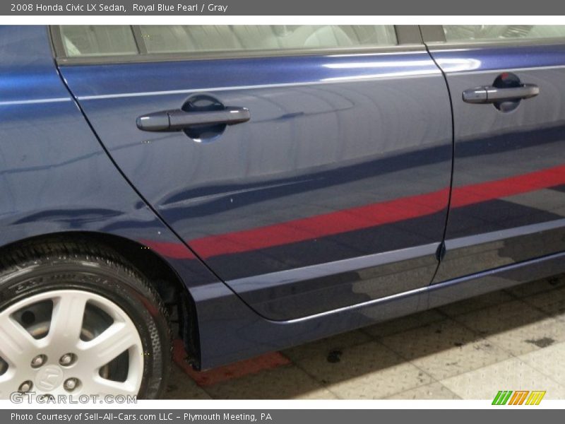 Royal Blue Pearl / Gray 2008 Honda Civic LX Sedan