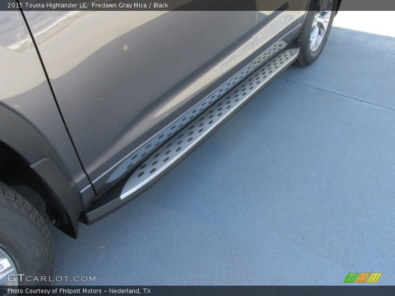 Predawn Gray Mica / Black 2015 Toyota Highlander LE