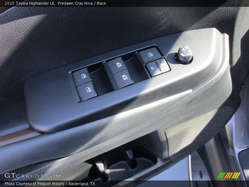Predawn Gray Mica / Black 2015 Toyota Highlander LE