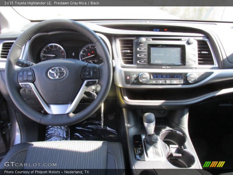 Predawn Gray Mica / Black 2015 Toyota Highlander LE