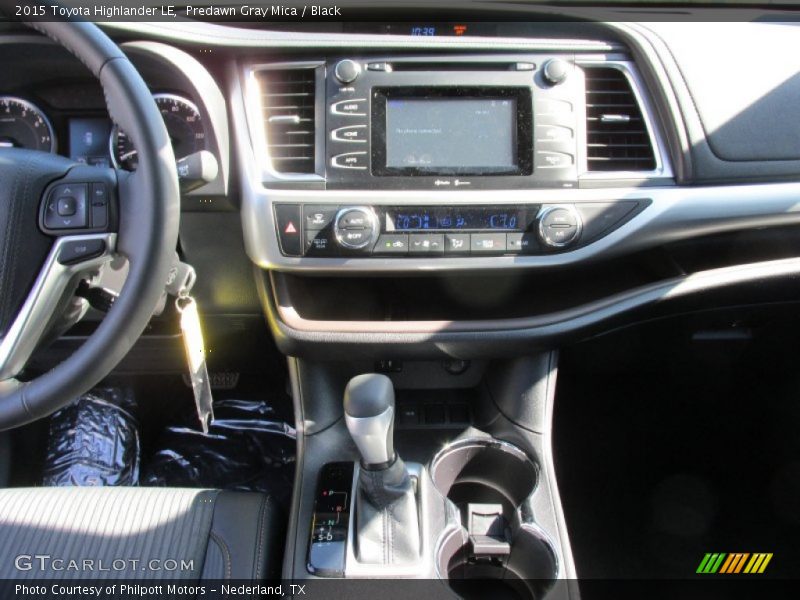 Predawn Gray Mica / Black 2015 Toyota Highlander LE